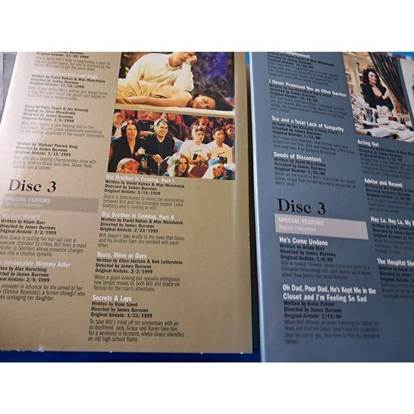 Will & Grace Complete Seasons 1 thru 4 DVD Lot-Great Condition - Picture 7 of 7